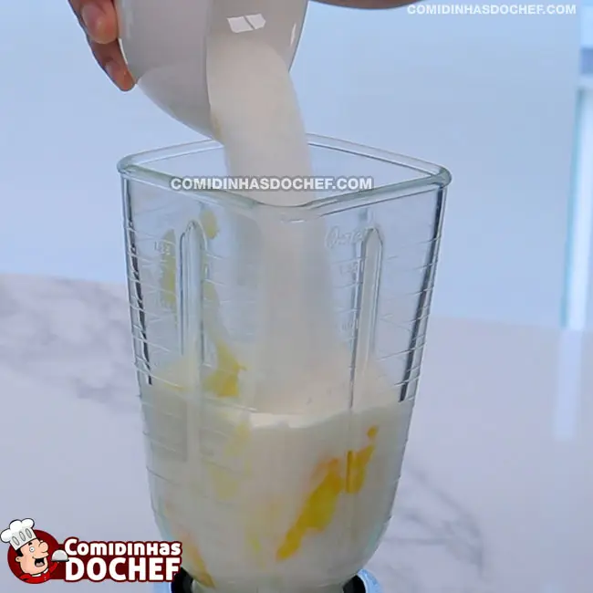 Bolo de Maracujá de Liquidificador - Passo 1