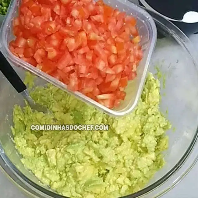 Guacamole Mexicano - Passo 9