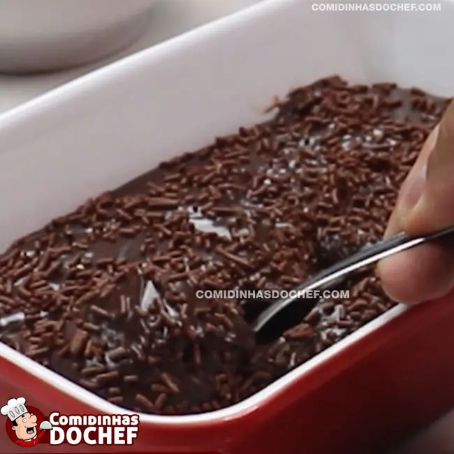 Brigadeiro de Travessa - Passo 8