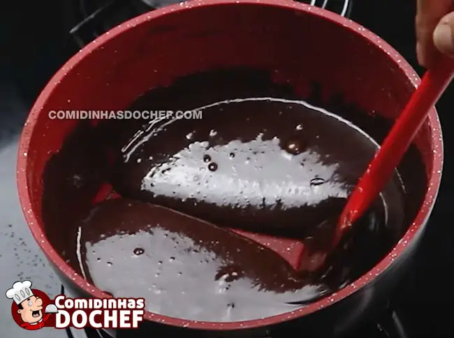 Brigadeiro de Travessa - Passo 5