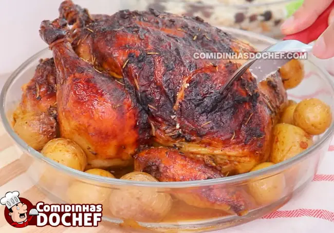 Frango Recheado com Farofa - Passo 20