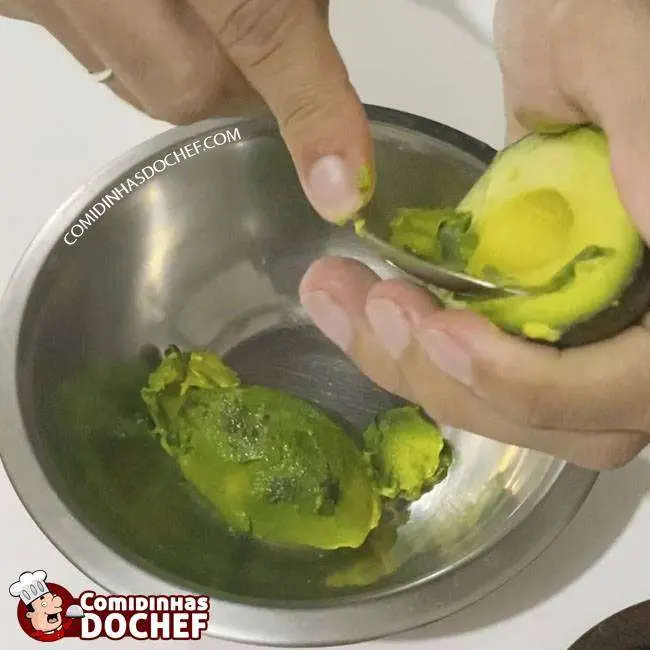 Guacamole de Abacate - Passo 4
