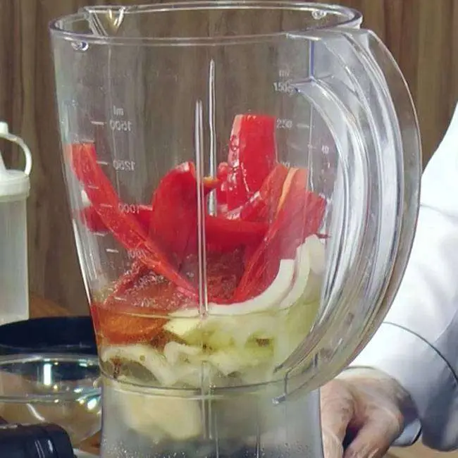 Molho de Pimenta Vermelha - Passo 1