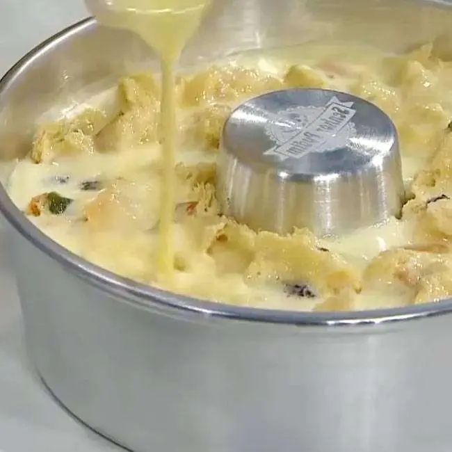 Pudim de Panetone Natalino
