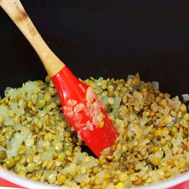 Arroz Com Lentilha - Passo 5