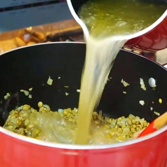 Arroz Com Lentilha - Passo 6