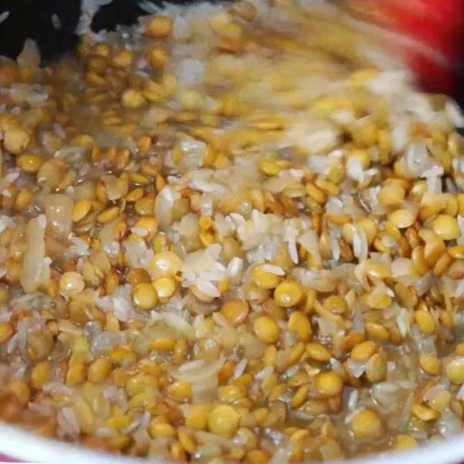 Arroz Com Lentilha - Passo 9
