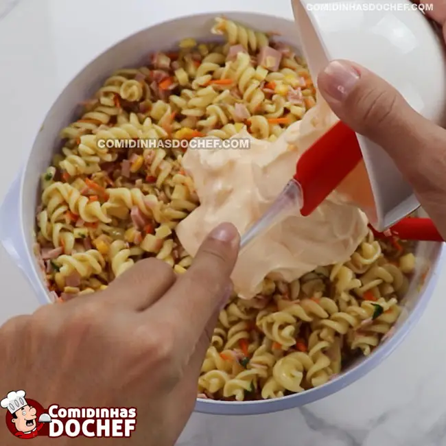Salada de Macarrão Simples - Passo 9