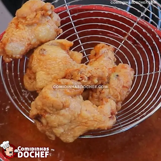 Frango à Passarinho Empanado - Passo 9