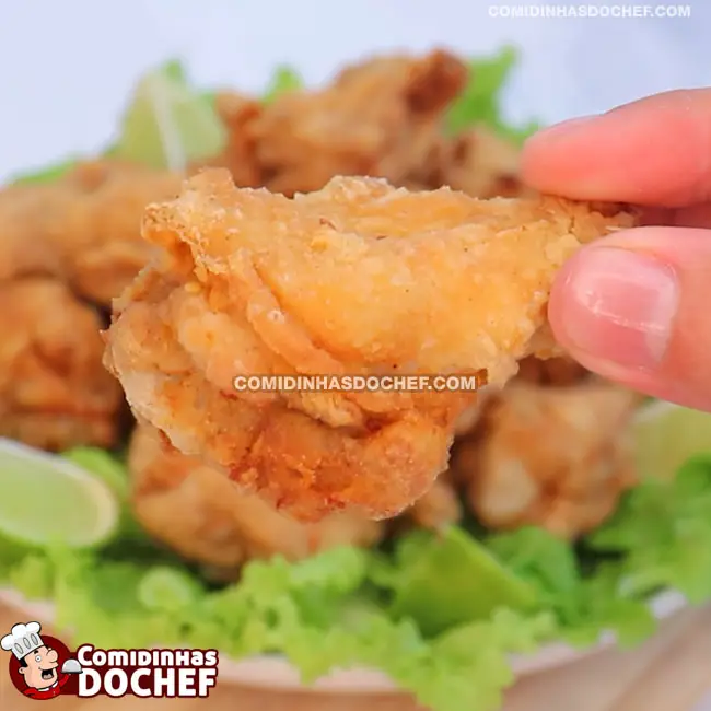 Frango à Passarinho Empanado - Passo 10