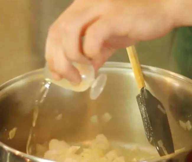 Risoto Cremoso com Frango - Passo 3
