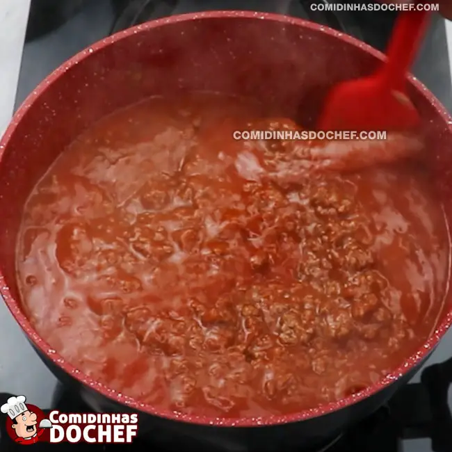 Macarrão com Carne Moída - Passo 6