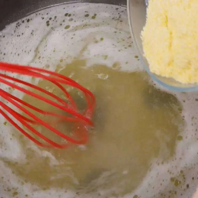 Polenta Mole - Passo 2