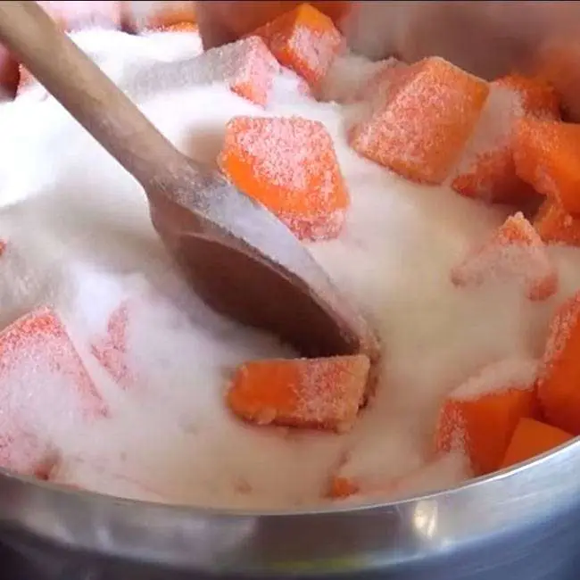 Doce de Abóbora Simples - Passo 2