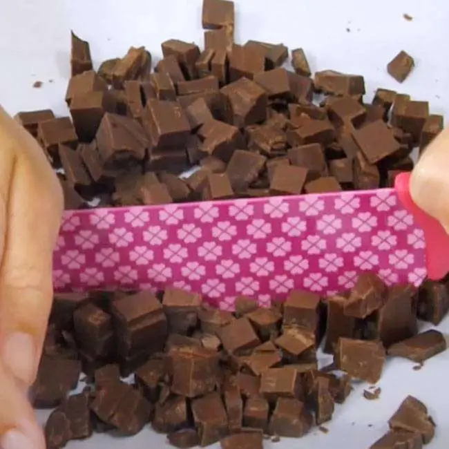 Brigadeiro com Barra de Chocolate - Passo 1