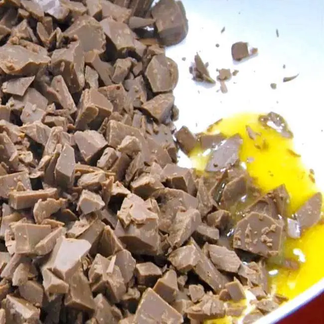 Brigadeiro com Barra de Chocolate - Passo 2
