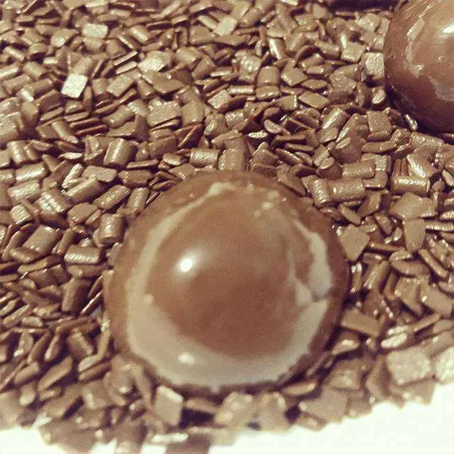 Brigadeiro com Barra de Chocolate - Passo 9