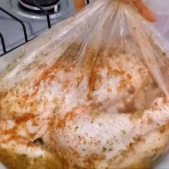 Frango Assado no Forno - Passo 16