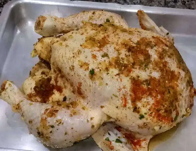Frango Assado no Forno - Passo 20