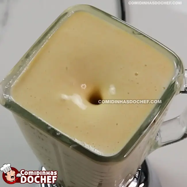 Mousse de Pêssego - Passo 3
