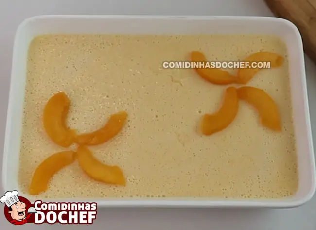 Mousse de Pêssego - Passo 6