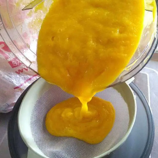 Mousse de Manga - Passo 3