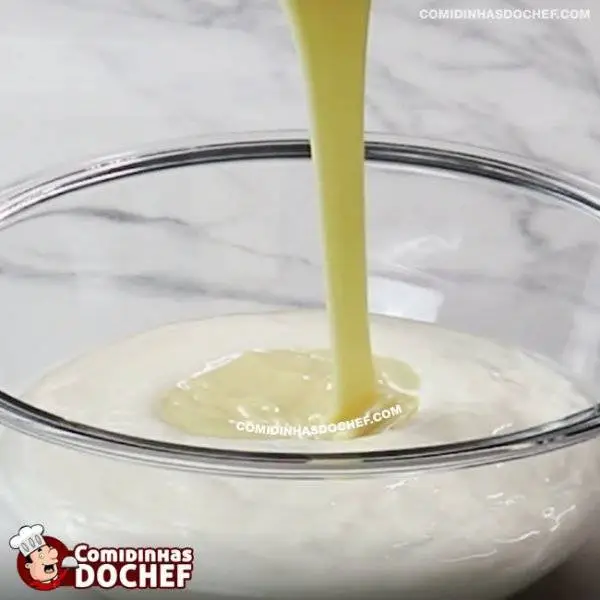 Mousse de Limão na Travessa - Passo 2