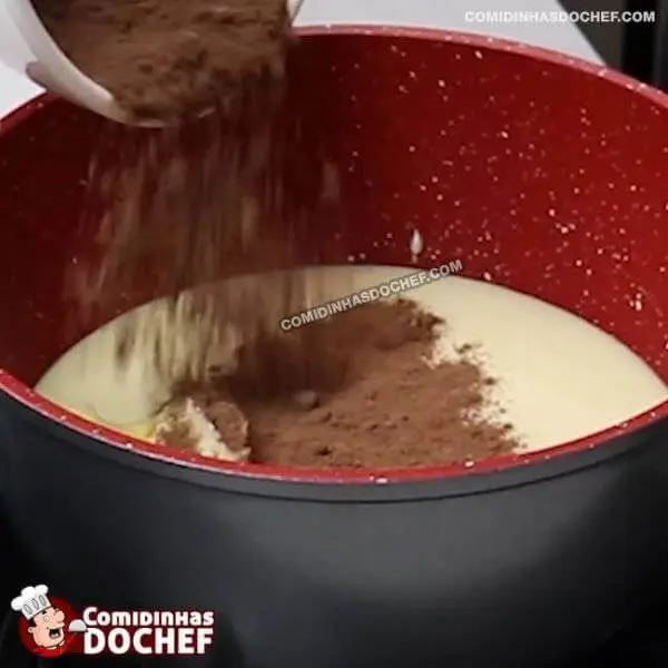 Brigadeiro de Colher Com Creme de Leite - Passo 1