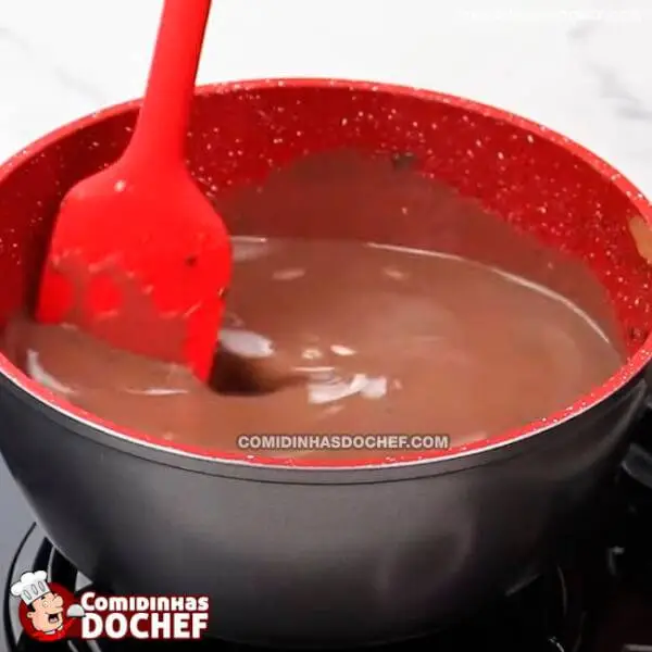 Calda de Chocolate Simples - Passo 2