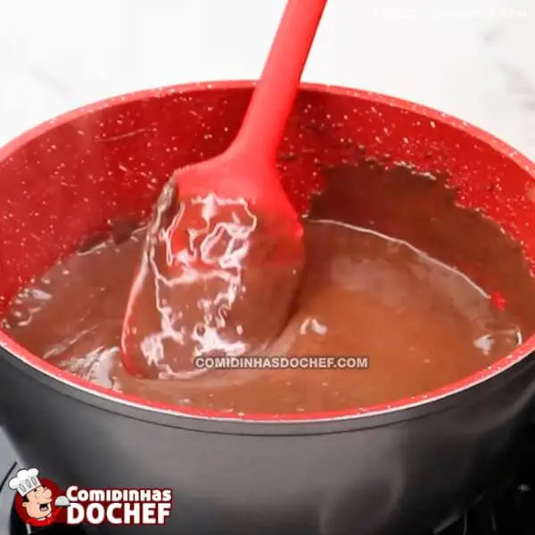Calda de Chocolate Simples - Passo 3