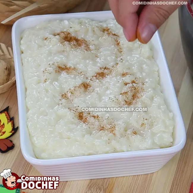 Arroz Doce com Creme de Leite - Passo 10
