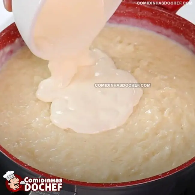 Arroz Doce com Creme de Leite - Passo 9