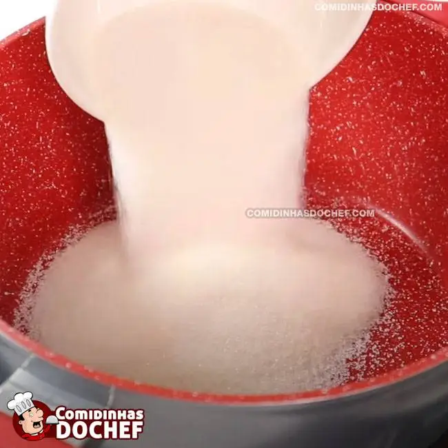 Pipoca Doce Simples - Passo 1