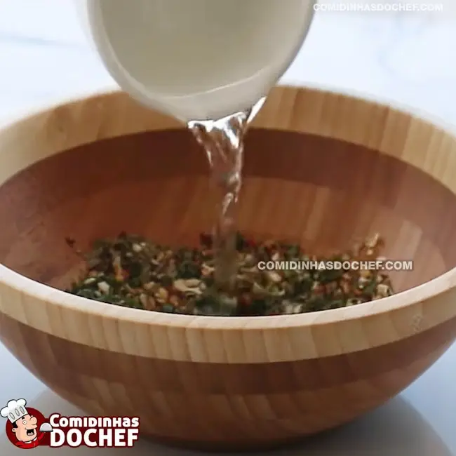 Chimichurri Para Frango - Passo 2