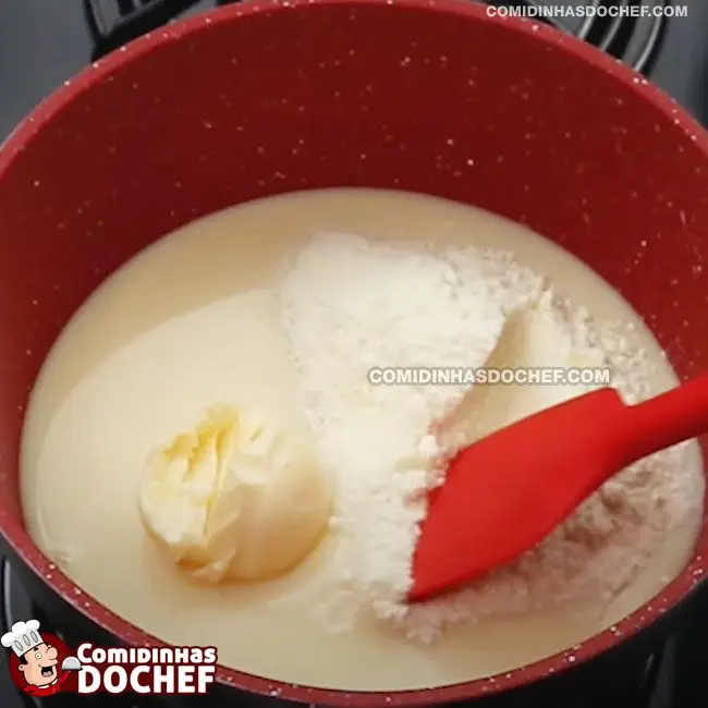 Docinho de Leite em Pó SEM Creme de Leite - Passo 1