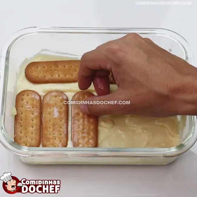 Sobremesa com Ganache e Bolacha - Passo 9