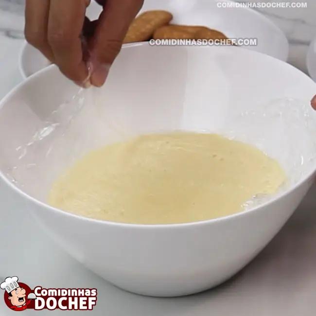 Sobremesa com Ganache e Bolacha - Passo 4