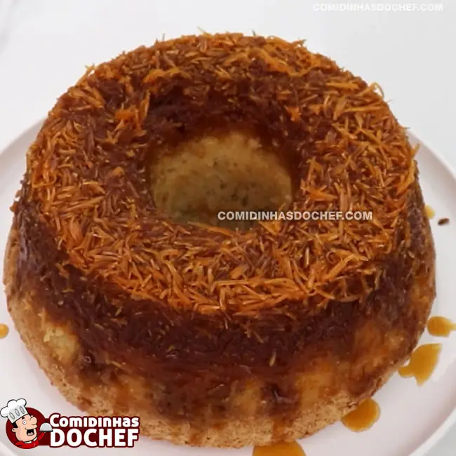 Bolo Cocada Caramelizada - Passo 9