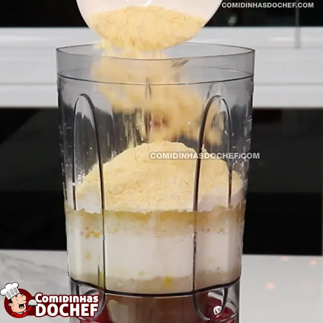 Bolo de Fubá Tradicional - Passo 1