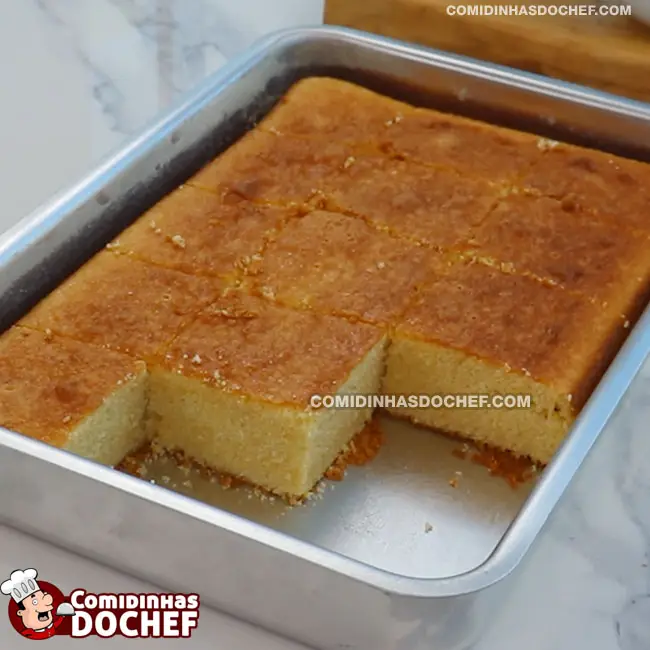 Bolo de Fubá Tradicional - Passo 5