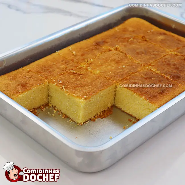 Bolo de Fubá Tradicional