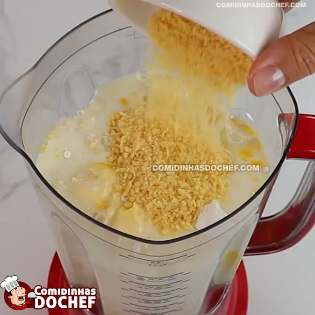 Bolo de Milho Cremoso com Queijo Ralado - Passo 1