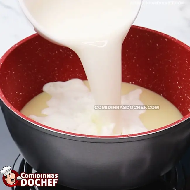 Calda de Chocolate para Bolo de Cobertura - Passo 1