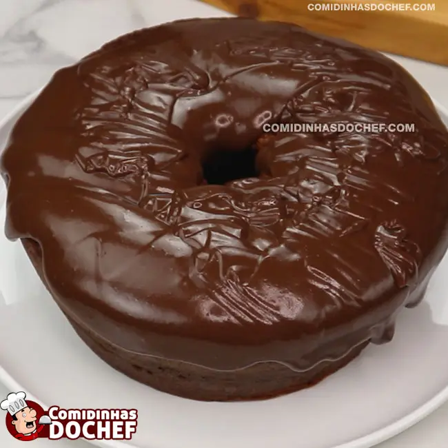 Calda de Chocolate para Bolo de Cobertura - Passo 3