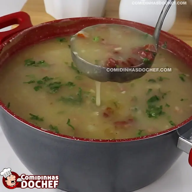 Caldo Cremoso de Mandioca - Passo 13