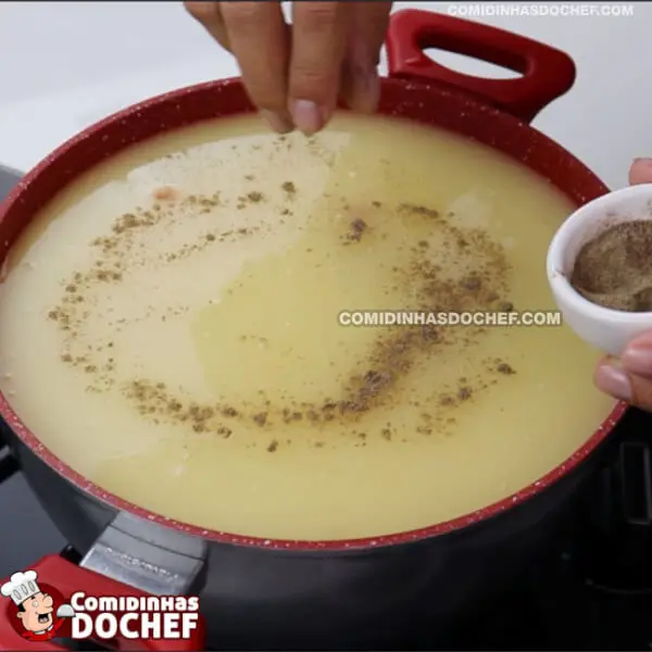Caldo Cremoso de Mandioca - Passo 10