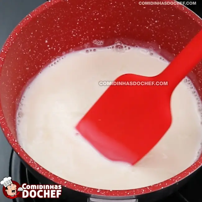 Chocolate Quente Nestlé - Passo 2