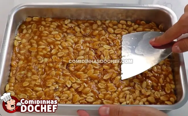 Doce de Amendoim Duro - Passo 7