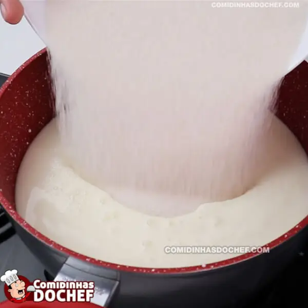 Doce de Leite de Colher - Passo 1