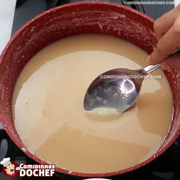 Doce de Leite de Colher - Passo 3